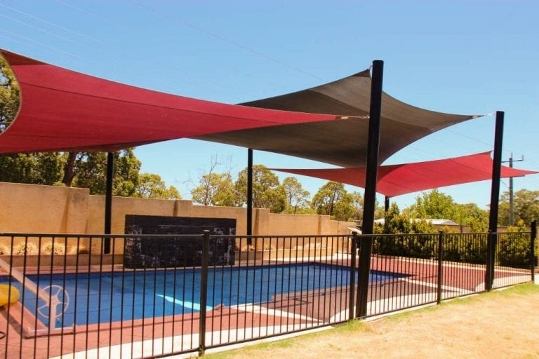 Residential shade sail installation by Perth Better Homes