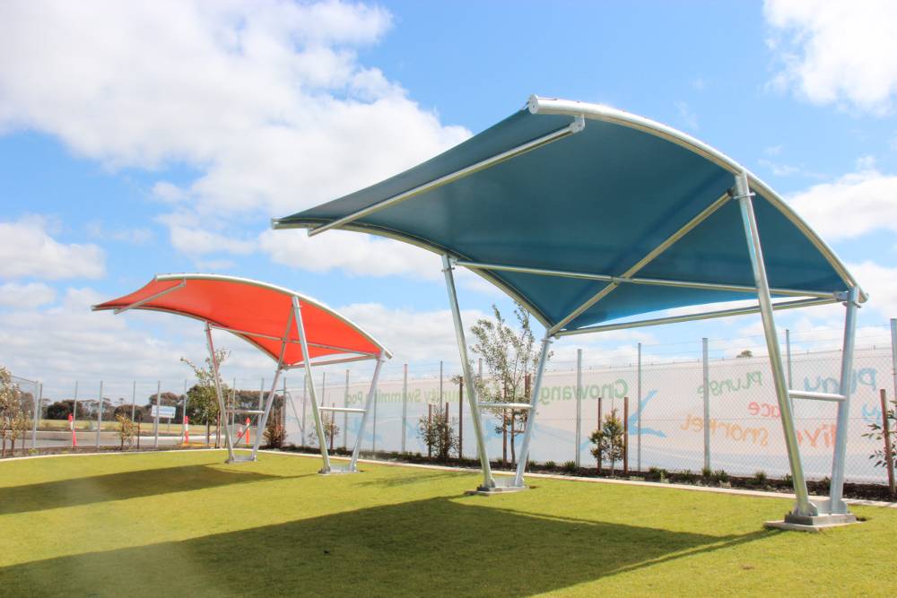 Commercial shade project completed by Perth Better Homes in Gnowangerup