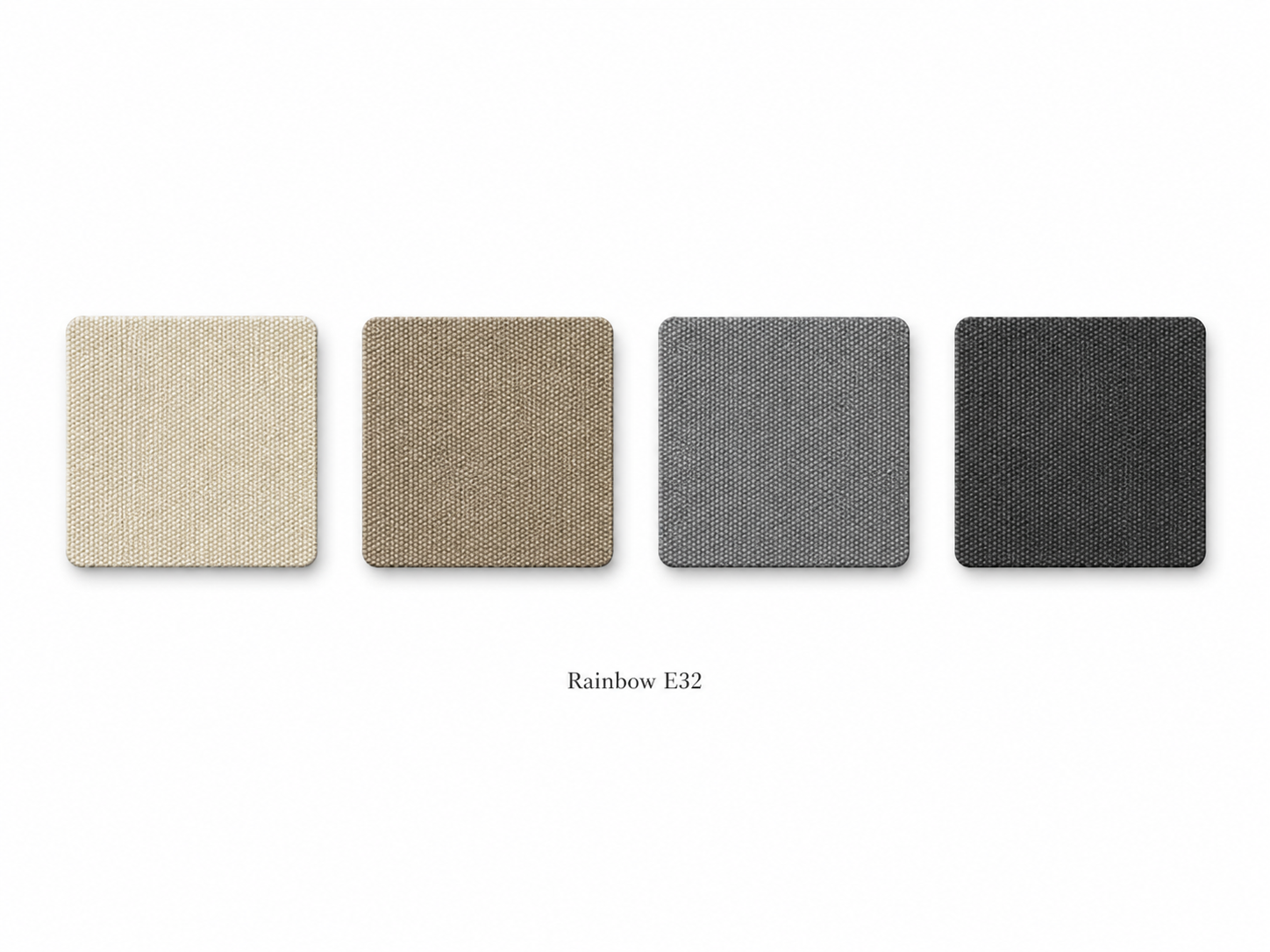 Rainbow E32 fabric colour examples