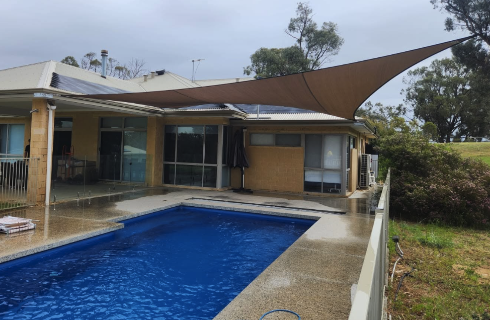 Residential outdoor shade project by Perth Better Homes